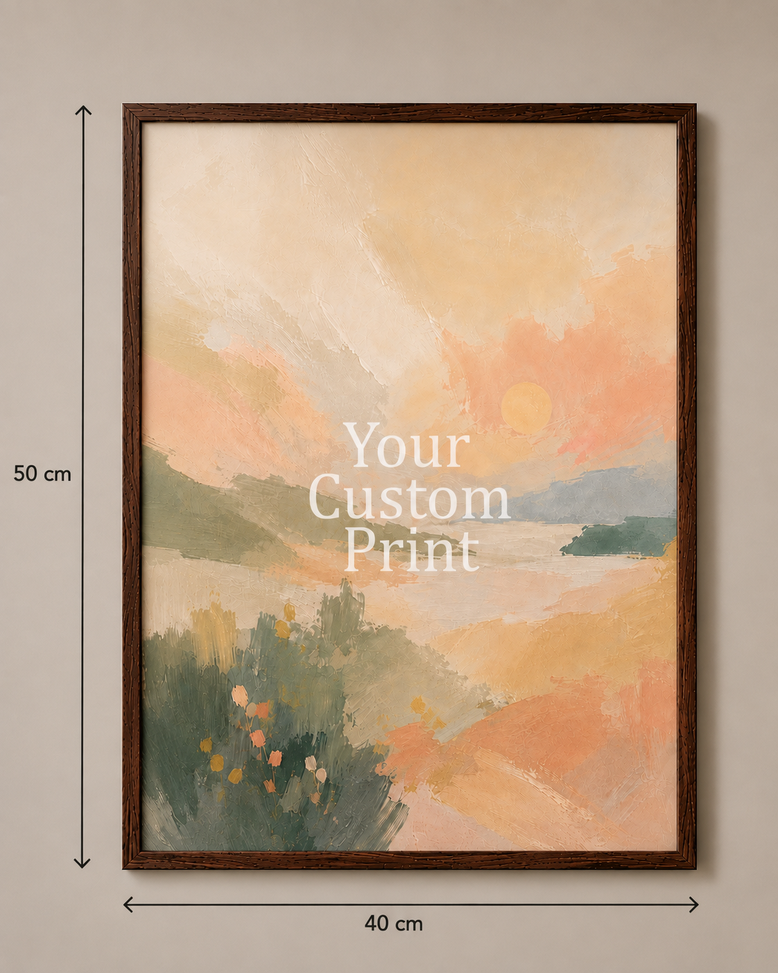 Custom Framed Poster - Wooden Frames