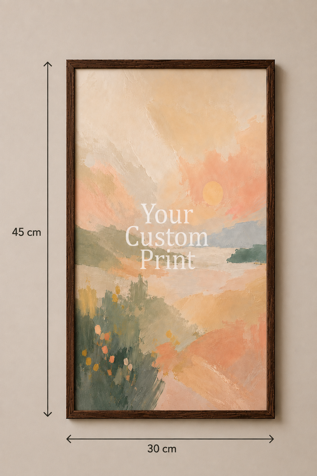 Custom Framed Poster - Wooden Frames