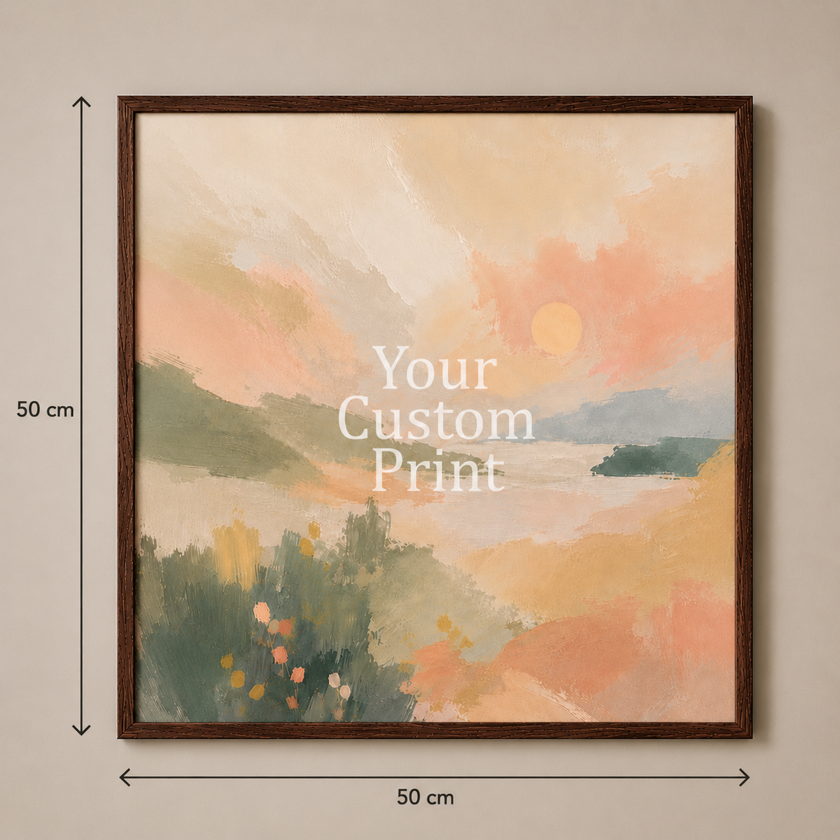 Custom Framed Poster - Wooden Frames