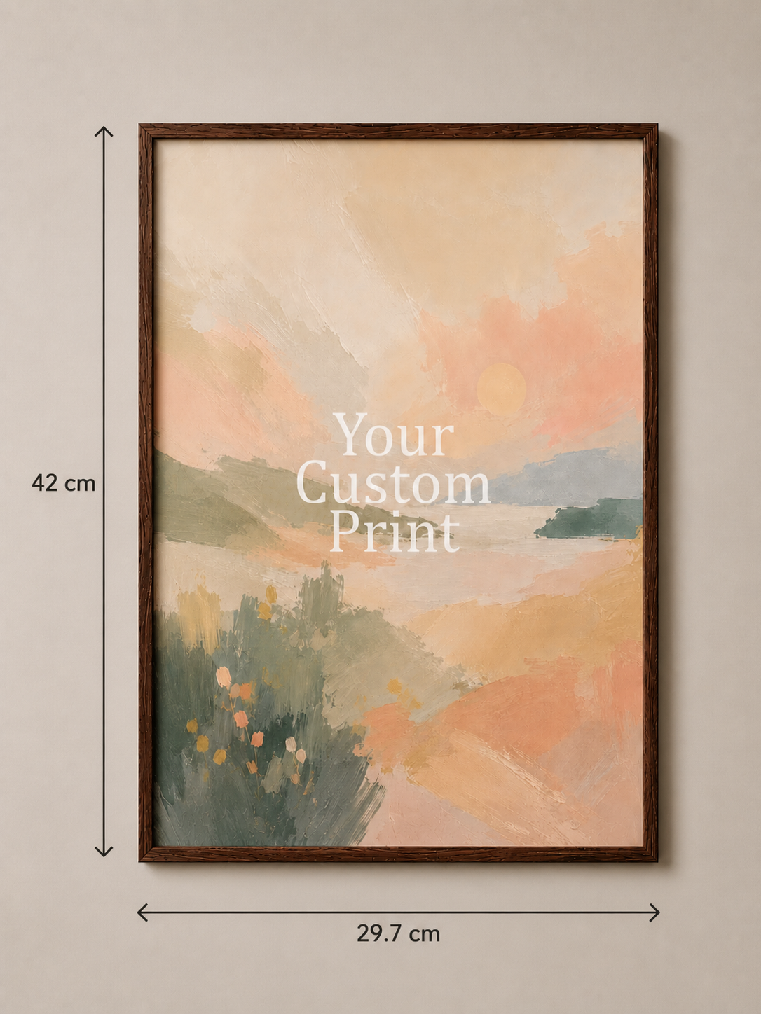 Custom Framed Poster - Wooden Frames