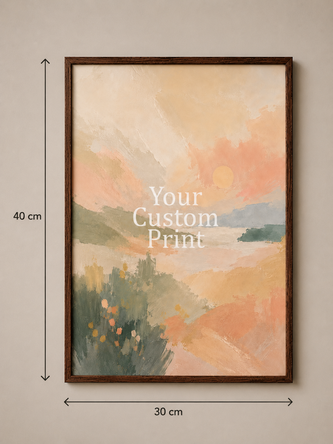 Custom Framed Poster - Wooden Frames